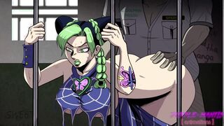 Jolyne Cujoh让她的Thicc ass询问[purplemantis]