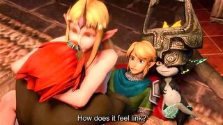 Ganondorf fucks zelda，而链接手表 -  secaz